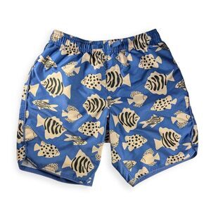 Hanna Andersson Boys Fish Swim Trunks